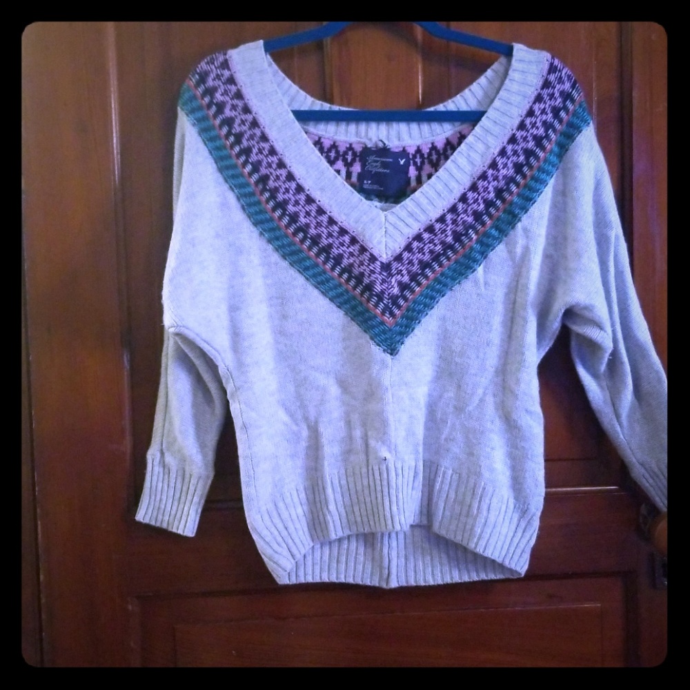 V-neck sweater